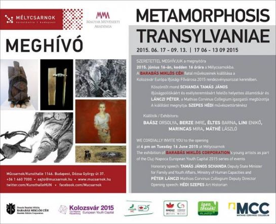Methamorphosis Transylvaniae – kolozsvári művészek tárlata Budapesten