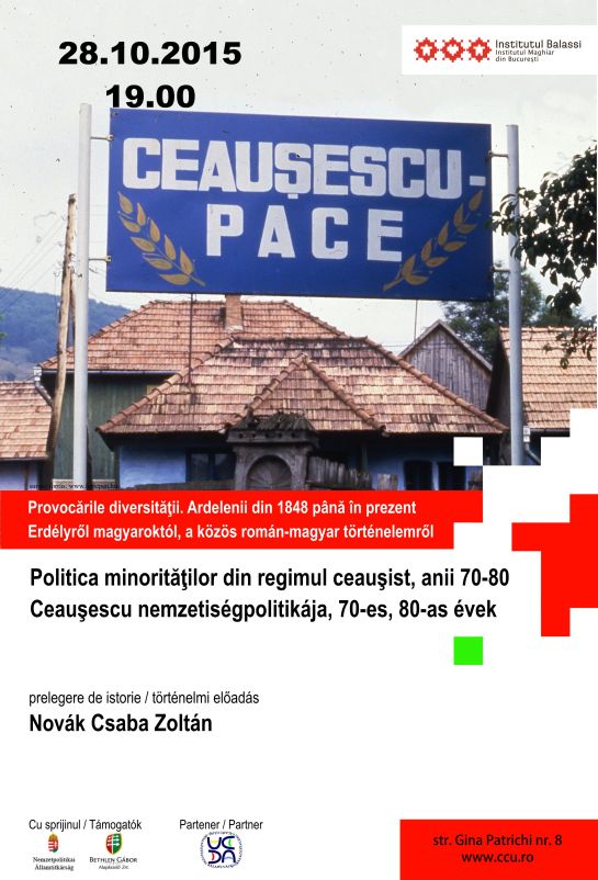Novák Csaba Zoltán előadása a Ceauşescu-rezsim nemzetiségpolitikájáról
