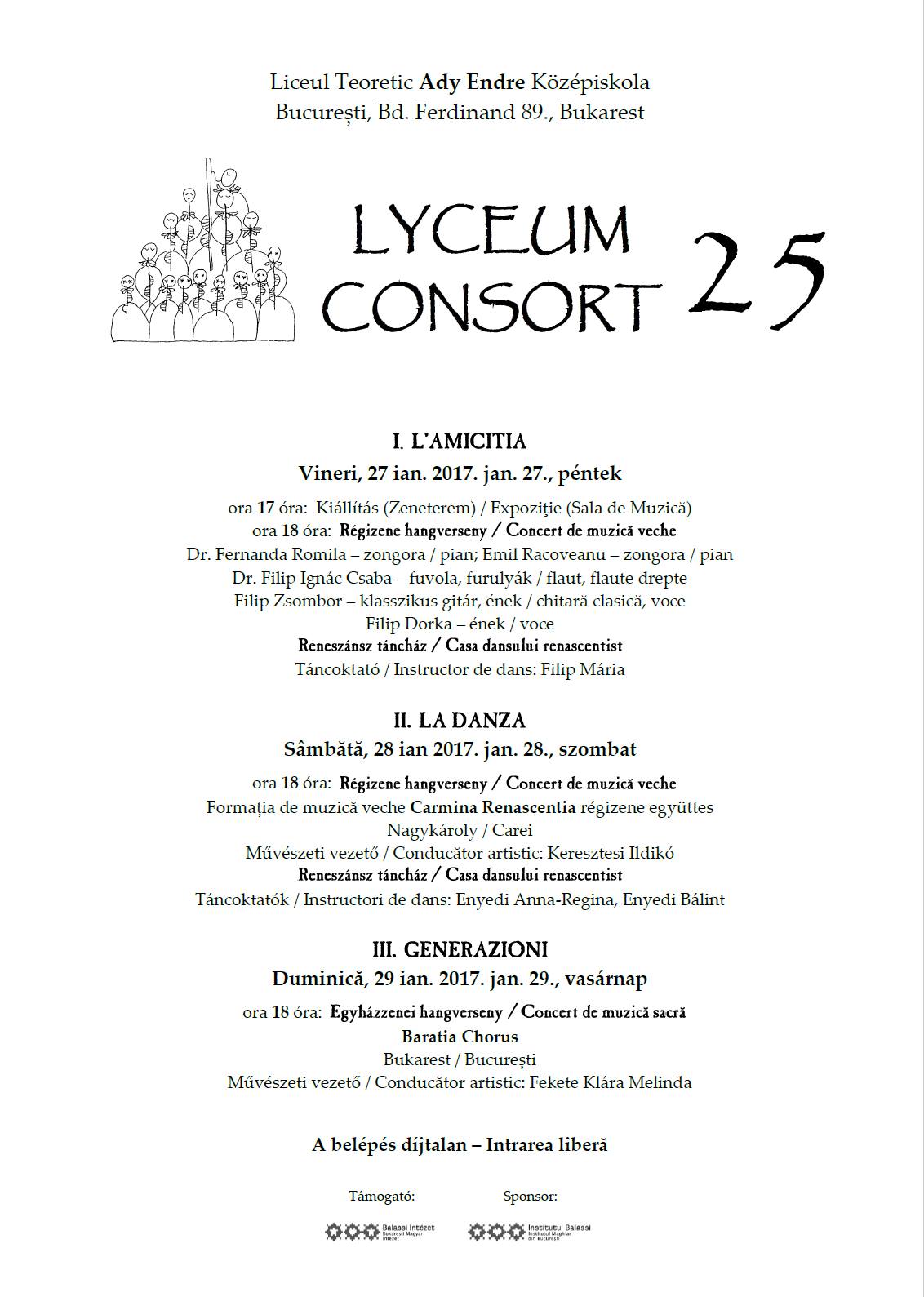 25. születésnapját ünnepli a Lyceum Consort
