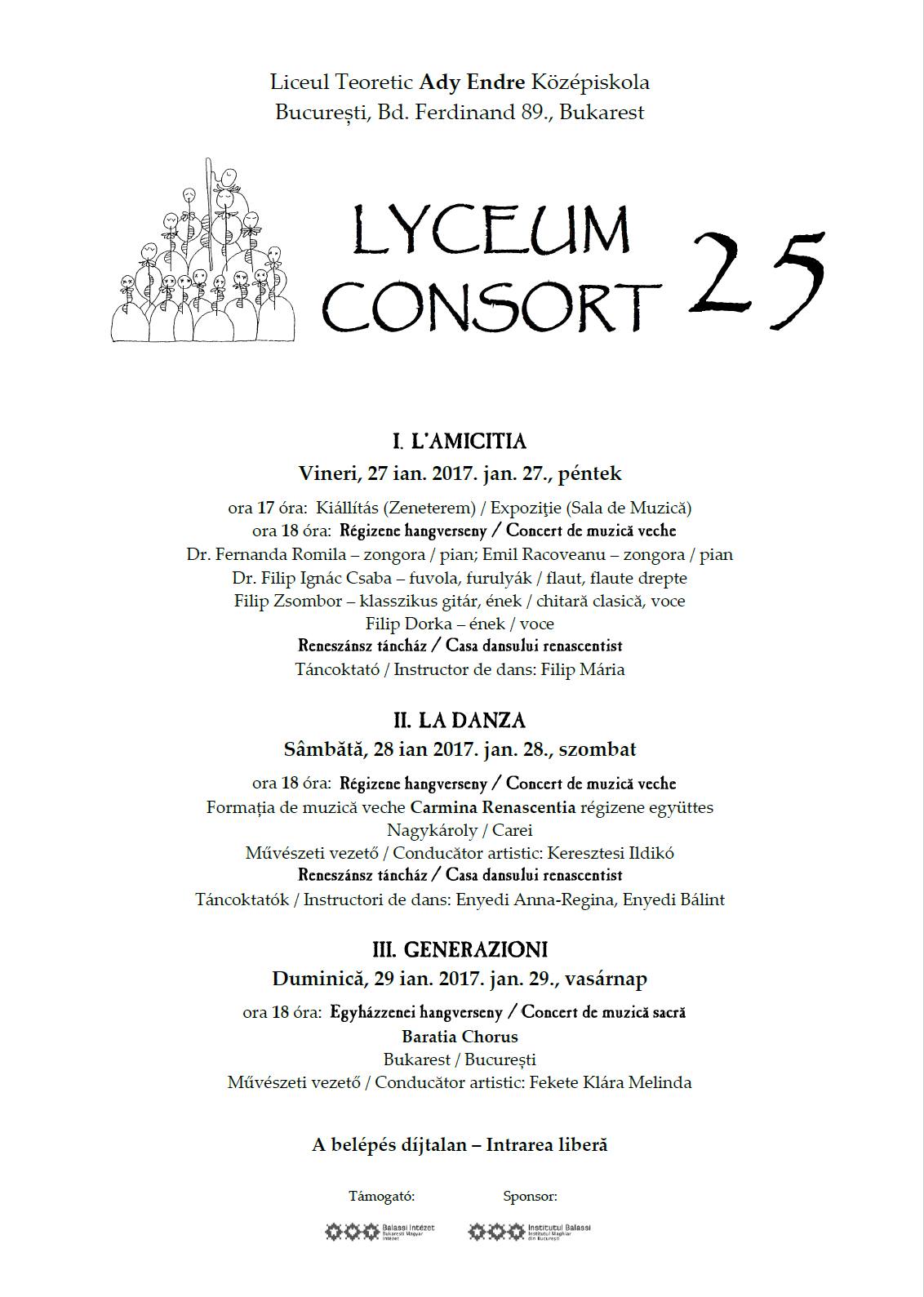 25. születésnapját ünnepli a Lyceum Consort