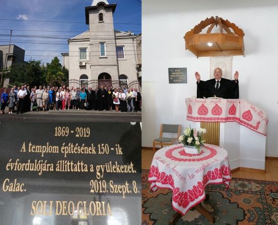 Ünnepeltek a galaci reformátusok