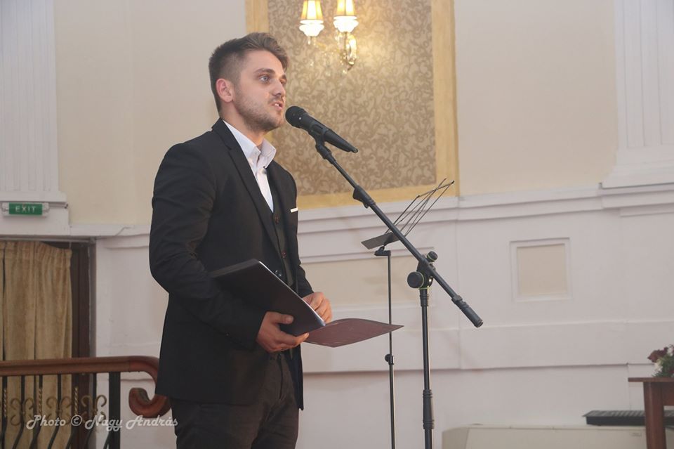 Marosán Csaba színművész Bukarestben