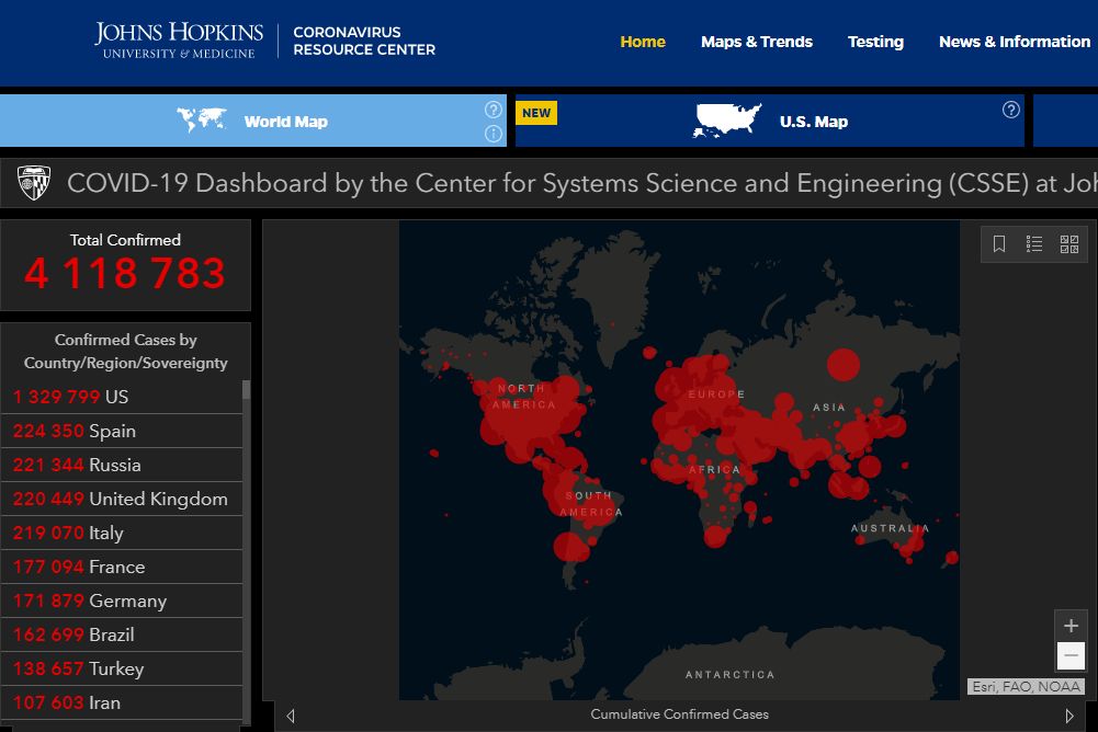 4,1 millióan fertőződtek meg a világban