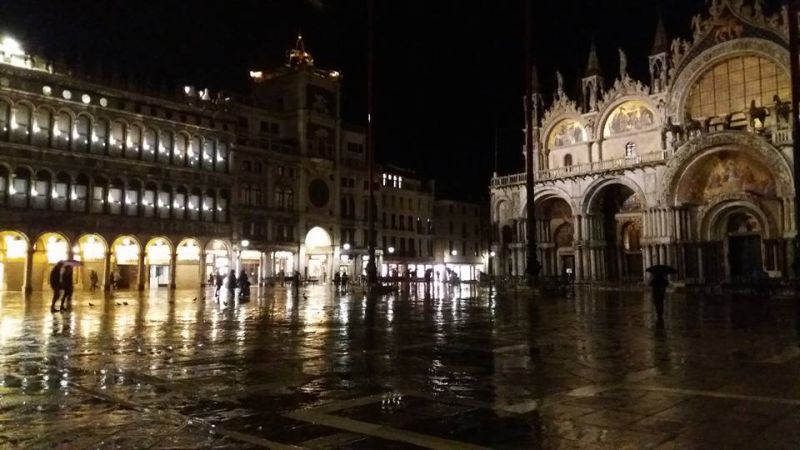 Elöntötte a víz a velencei Szent Márk teret