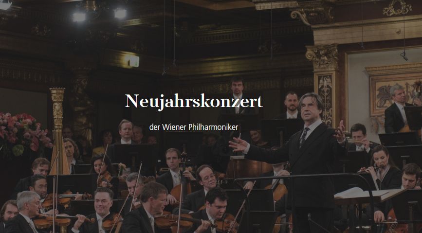 A Bécsi Filharmonikusok újévi koncertje