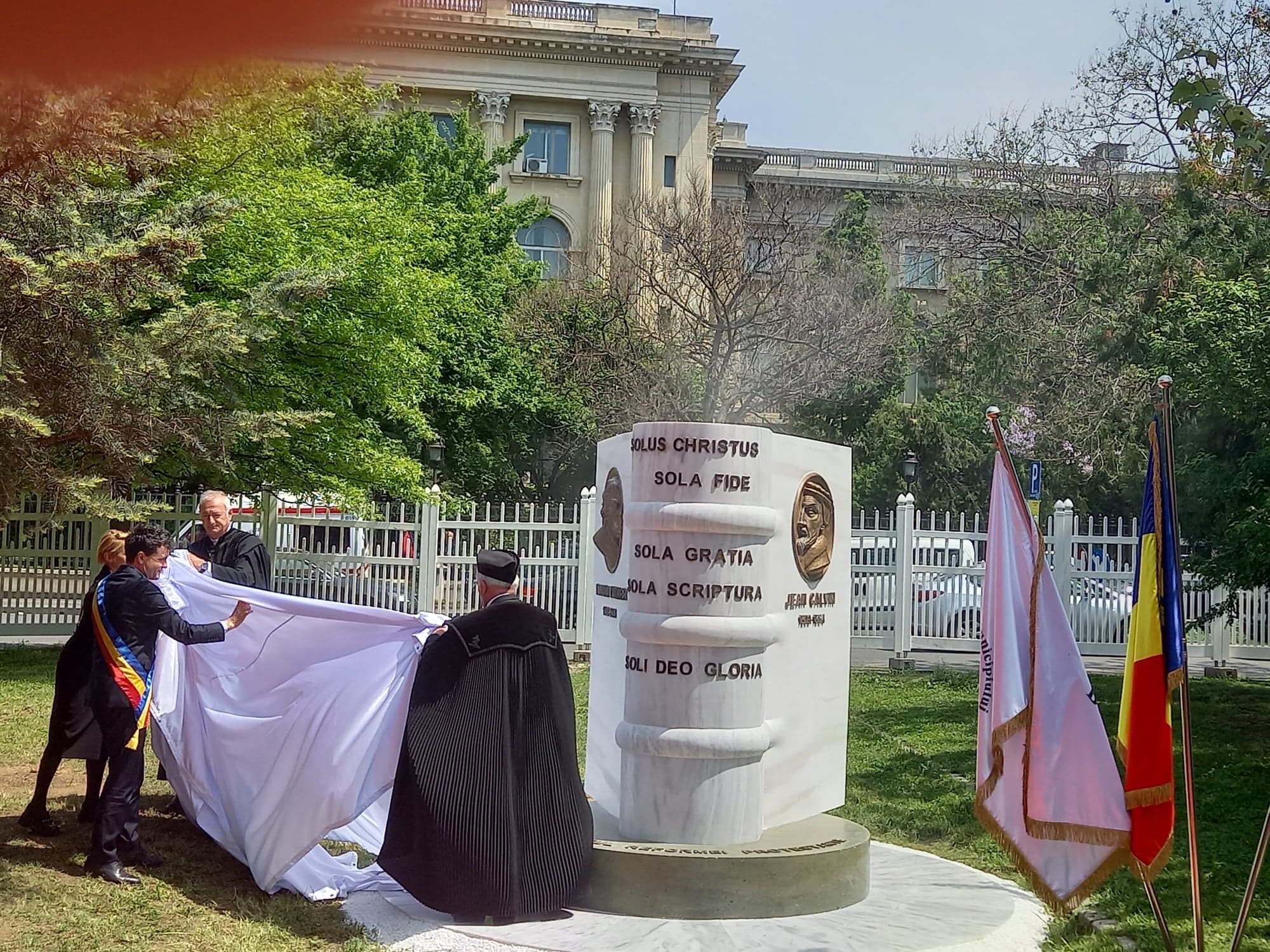 Reformációs emlékmű avatás Bukarestben