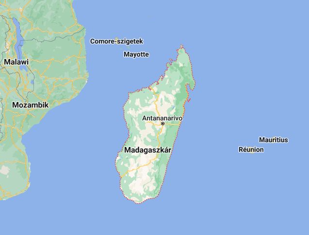 Trópusi ciklon tombol Madagaszkár szigetén