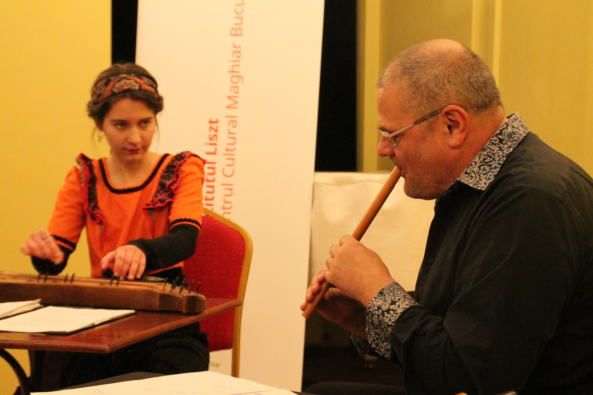 Citera muzsikával, furulyával és dudával a nemzeti ünnepen