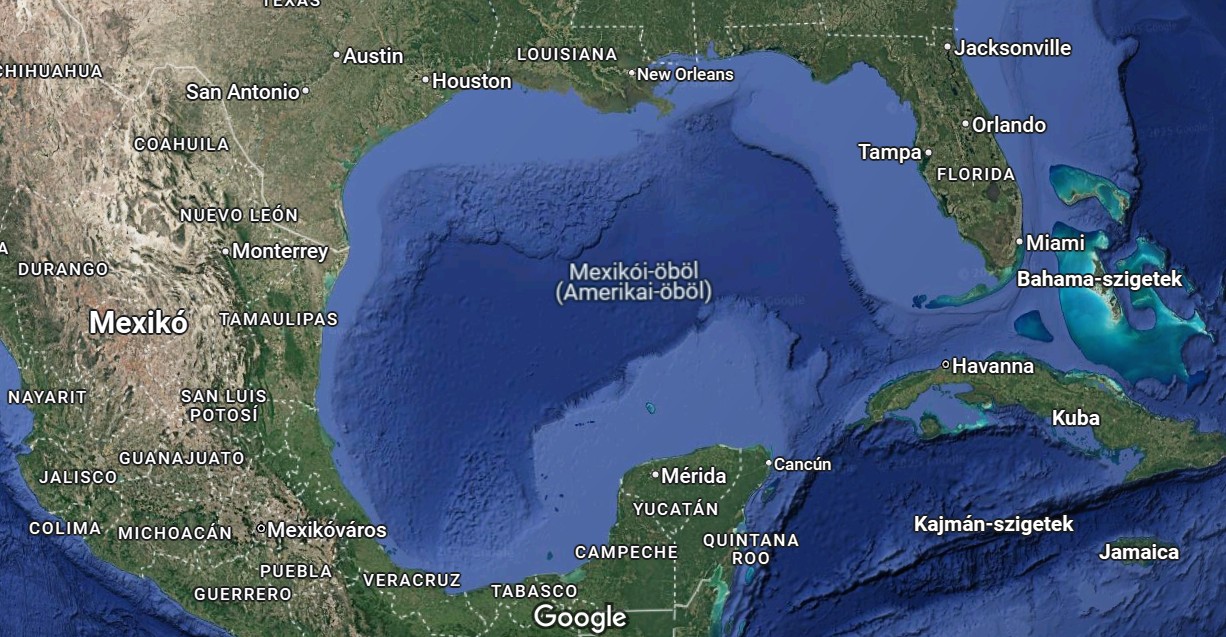 Mexikó pert indított a Google ellen az „Amerikai-öböl” miatt