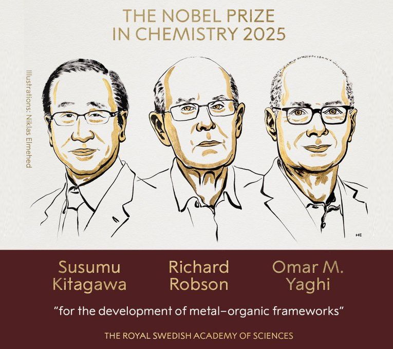 Hárman kapják meg az idei kémiai Nobel-díjat