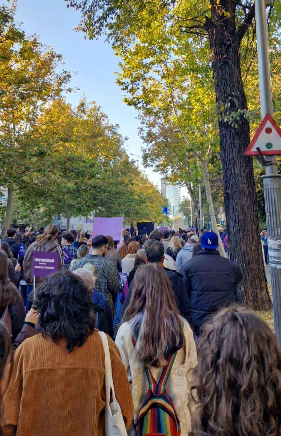 A nők elleni erőszak ellen tüntettek