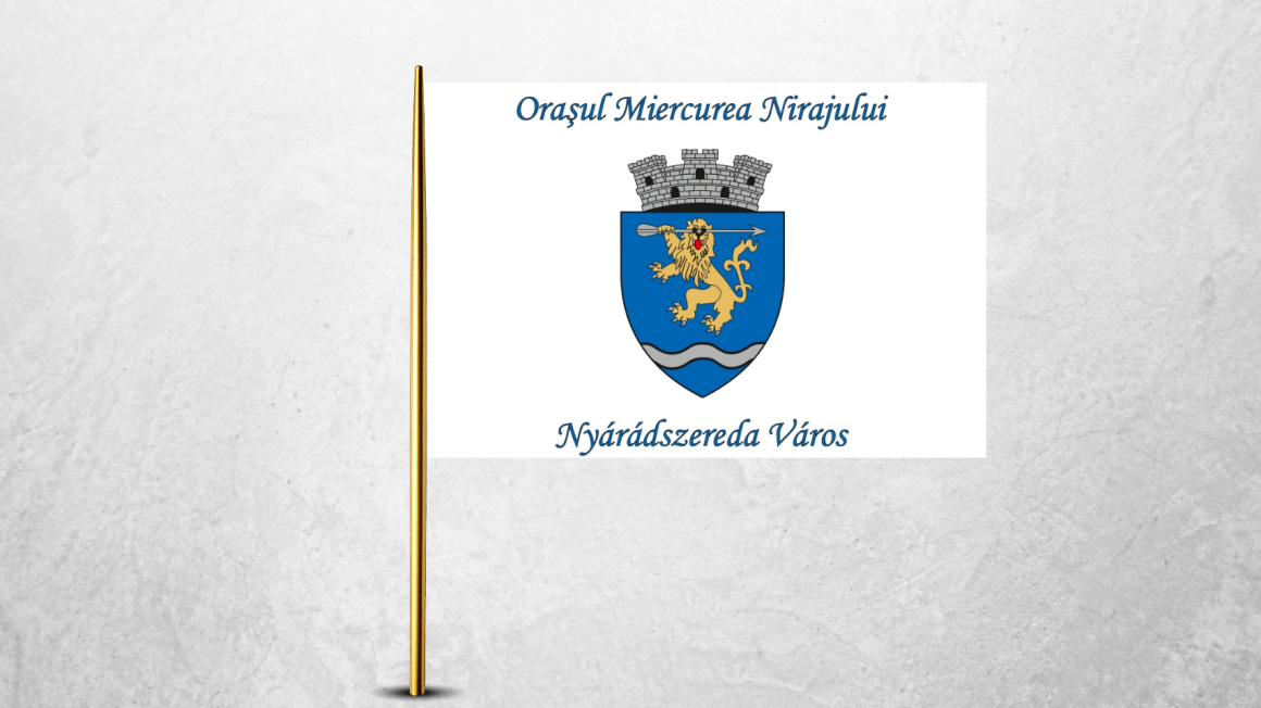 Hivatalos Nyárádszereda zászlója