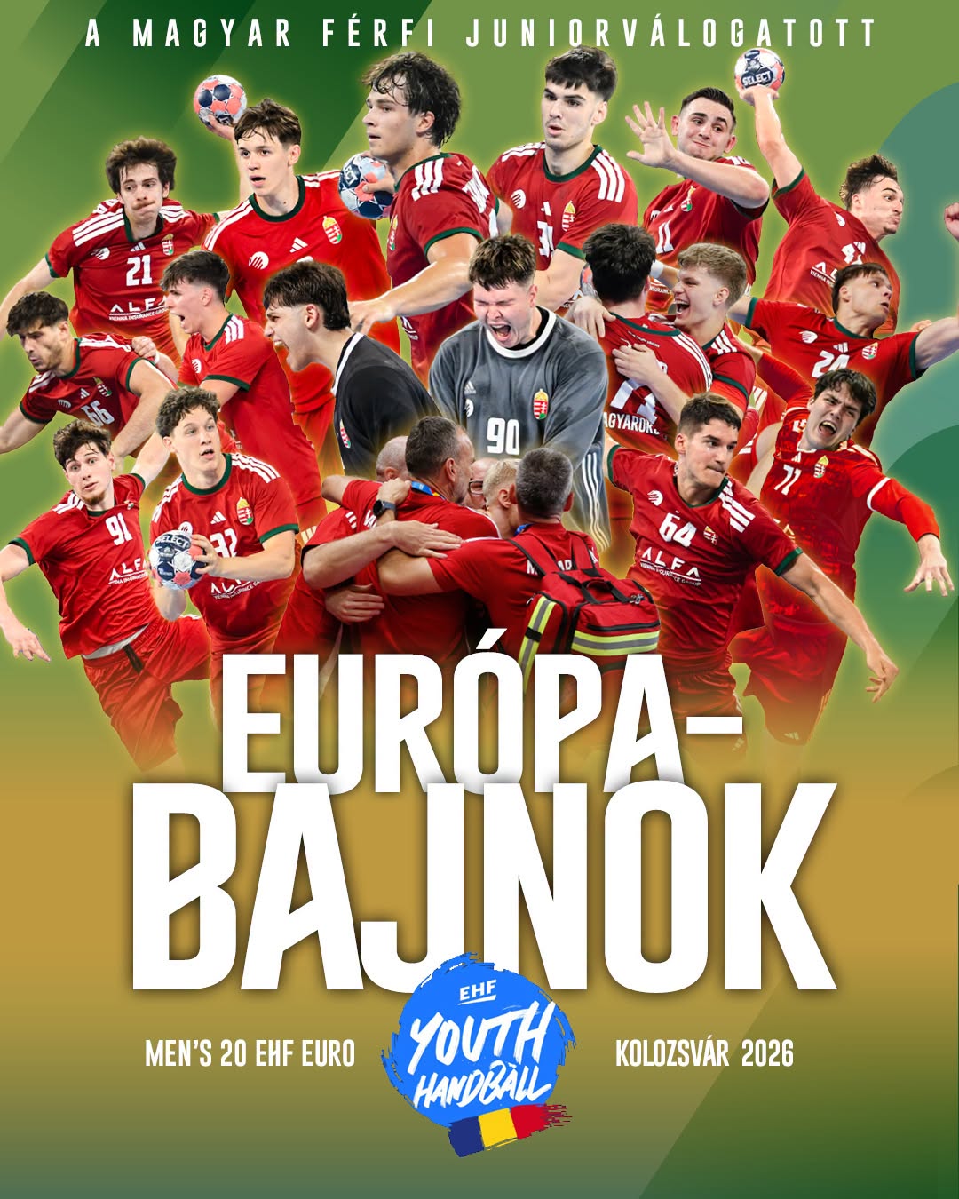 Európa-bajnok lett Kolozsváron a magyar júnior kézilabda-válogatott